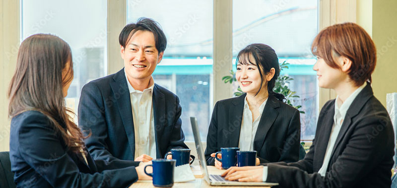 上司と部下写真